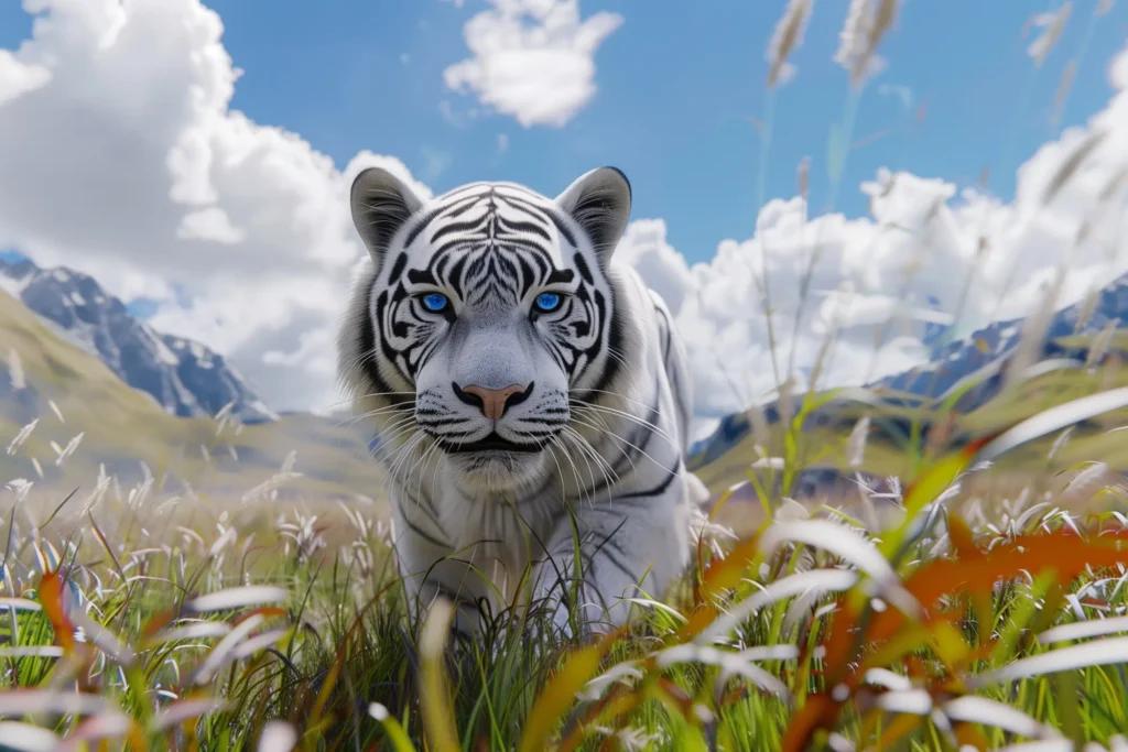 Animal Kingdom White Tiger (Warm Blooded Animal)